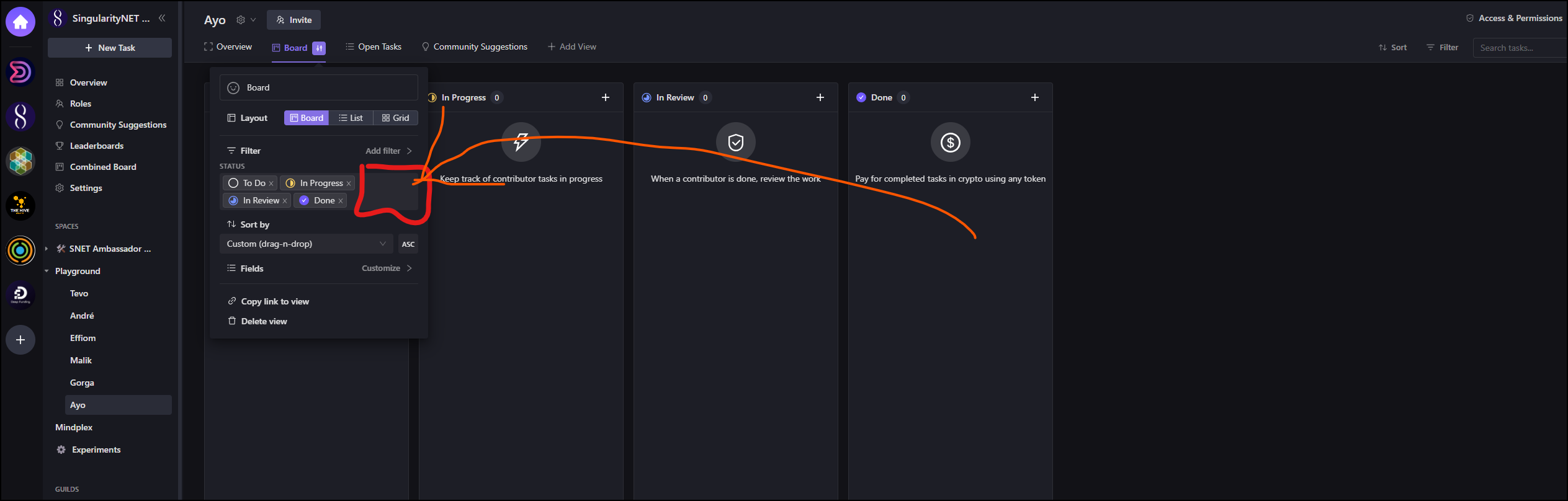 filters add backlog